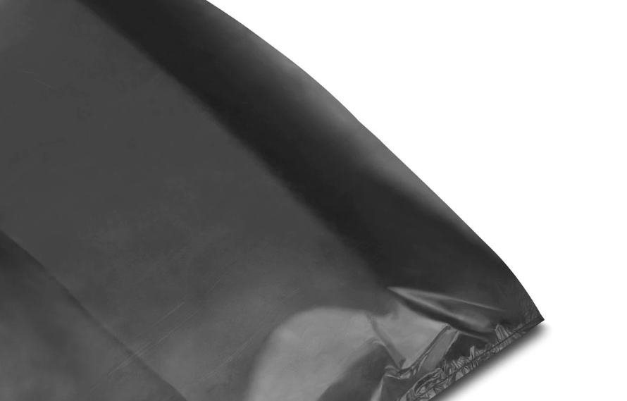 Watson Distributing 12 x 7 x 22 Black Ldpe Plastic Bag 2.25Mil Reusable 200/Case