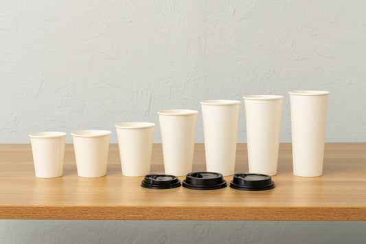 12oz Paper Cup, Single Wall, 90mm, White, 1000pc