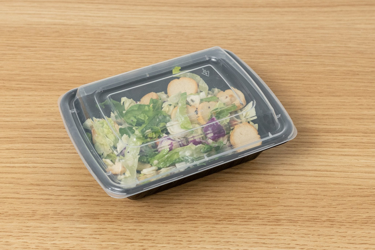 12oz Shallow Microwaveable Rectangular Container with Lid, 150 Sets