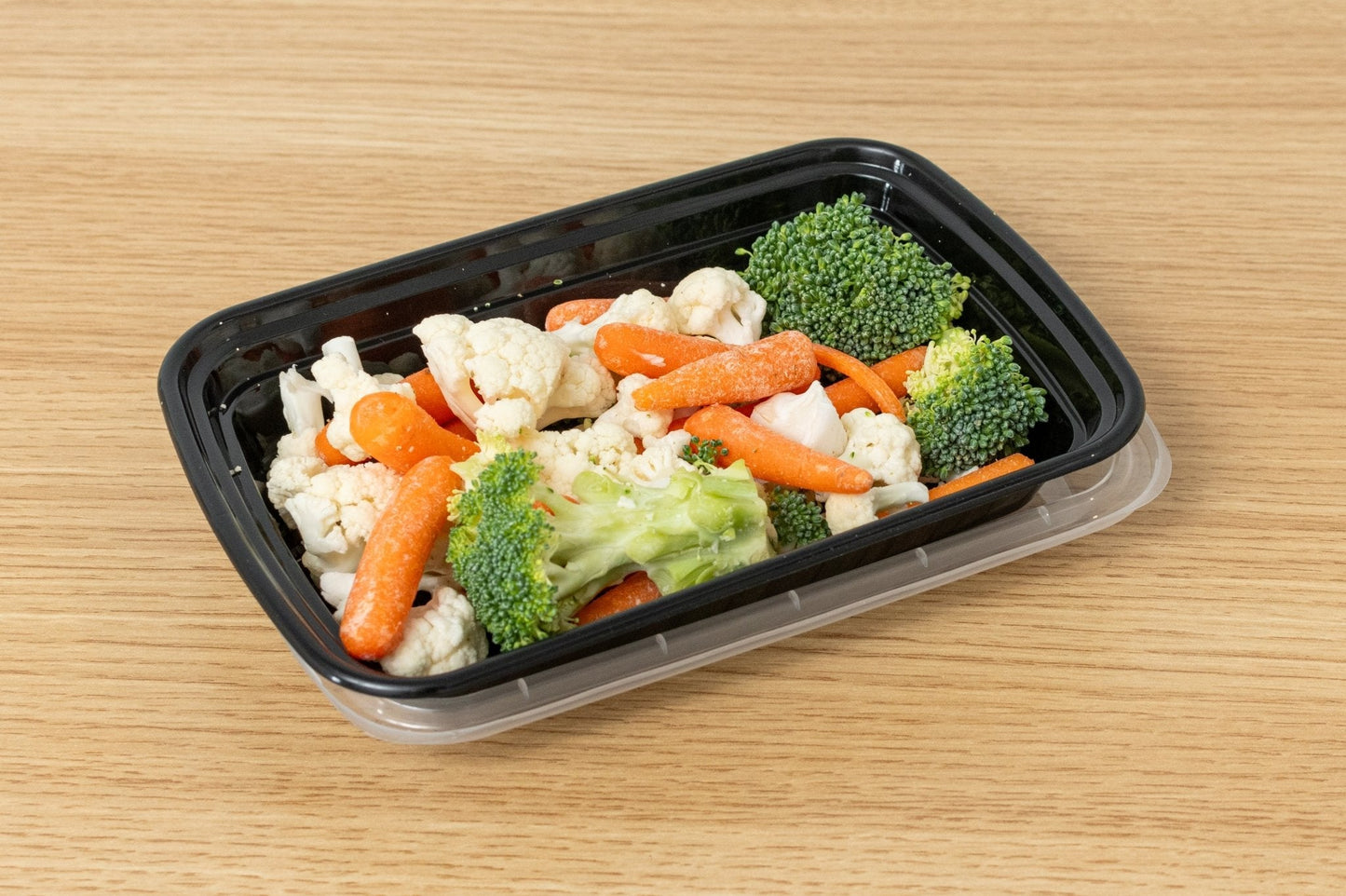 16oz Shallow Rectangular Microwaveable Container with Lid, 150 Sets