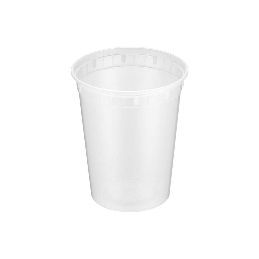 32oz Heavy Duty Deli Container, K-Series, 240 Combo Sets
