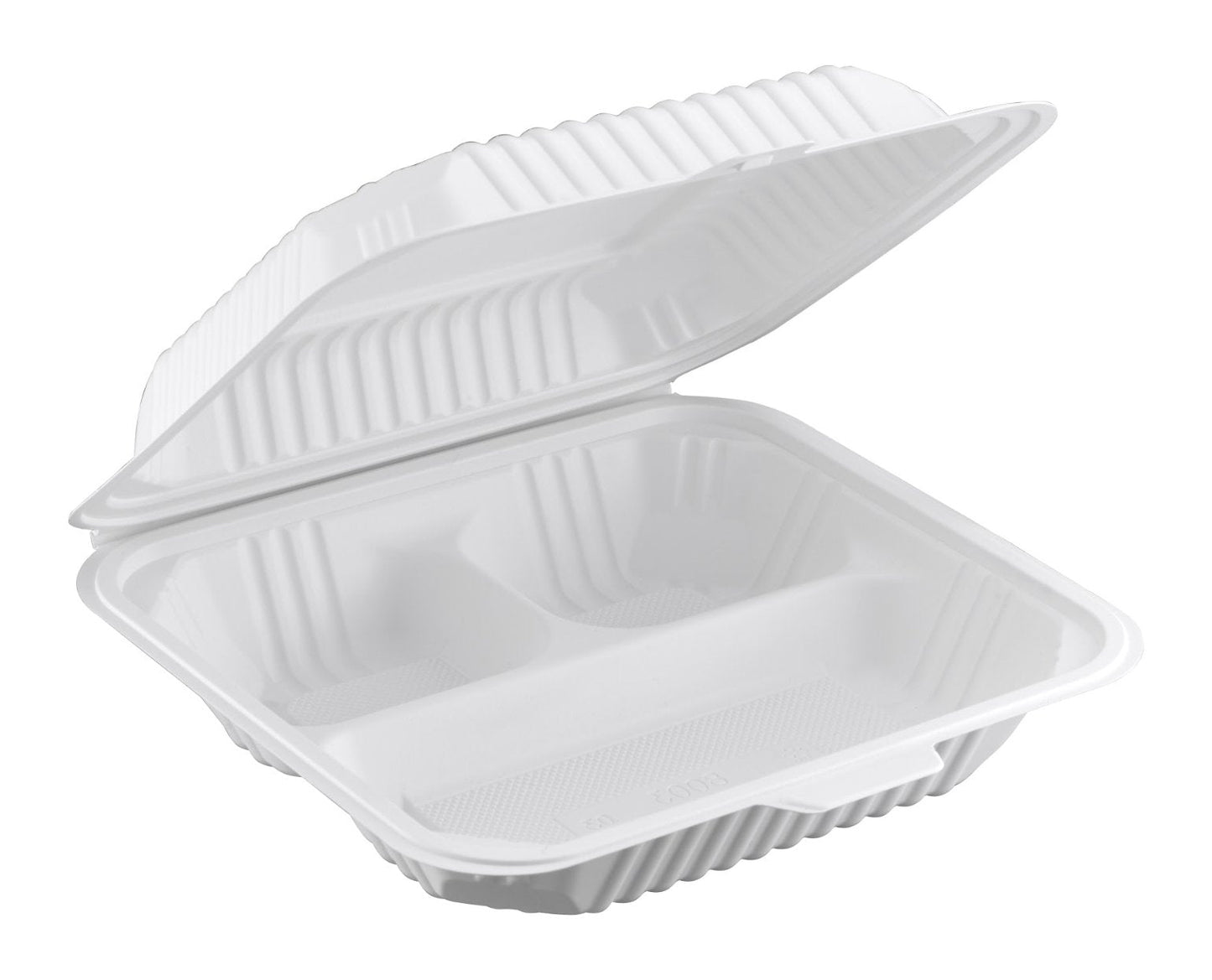 9" x 8.2" MFPP Container, 3-compartment, 150pc