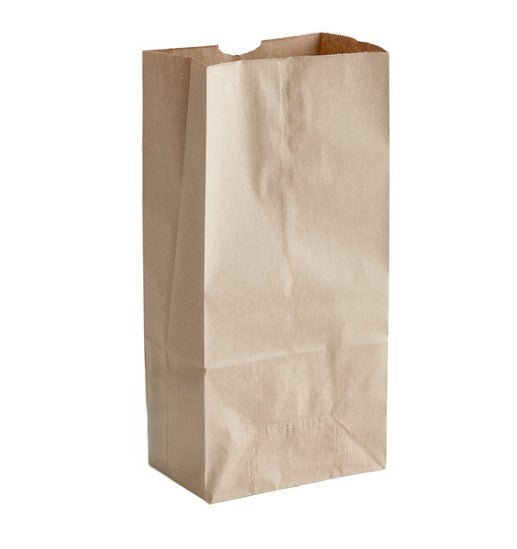 Watson Distributing 16 Lb Brown Paper Bag 7-3/4" x 16" x 4-3/16" 500/Case