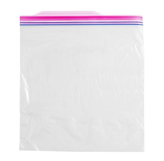 Watson Distributing 10-9/16" x 10-3/4" 1 Gallon Storage Bag With Double Zipper And Write-On Label - 250/Case