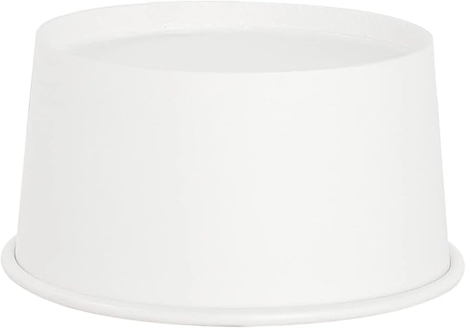 Watson Distributing 6 Oz Solid White Cold/Hot Paper Food Container 1000/Case