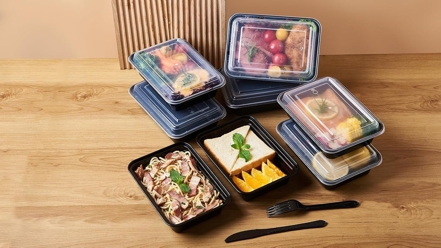 Watson Distributing 24 Oz Rectangular Microwaveable Container With Lid 150/Case