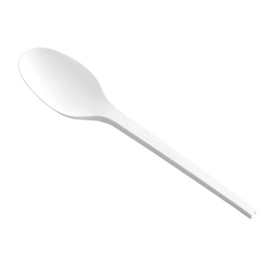 Watson Distributing Heavy Duty Disposable Spoon White 6.5 Inch - 300/Case