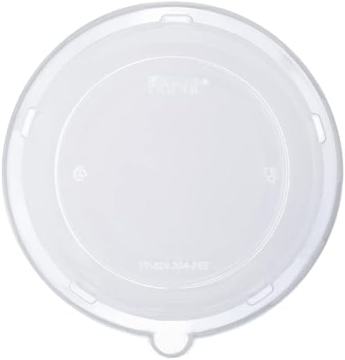 Watson Distributing 24-40 Oz Flat Top Dome Lid No Hole Pet Clear 300/Case