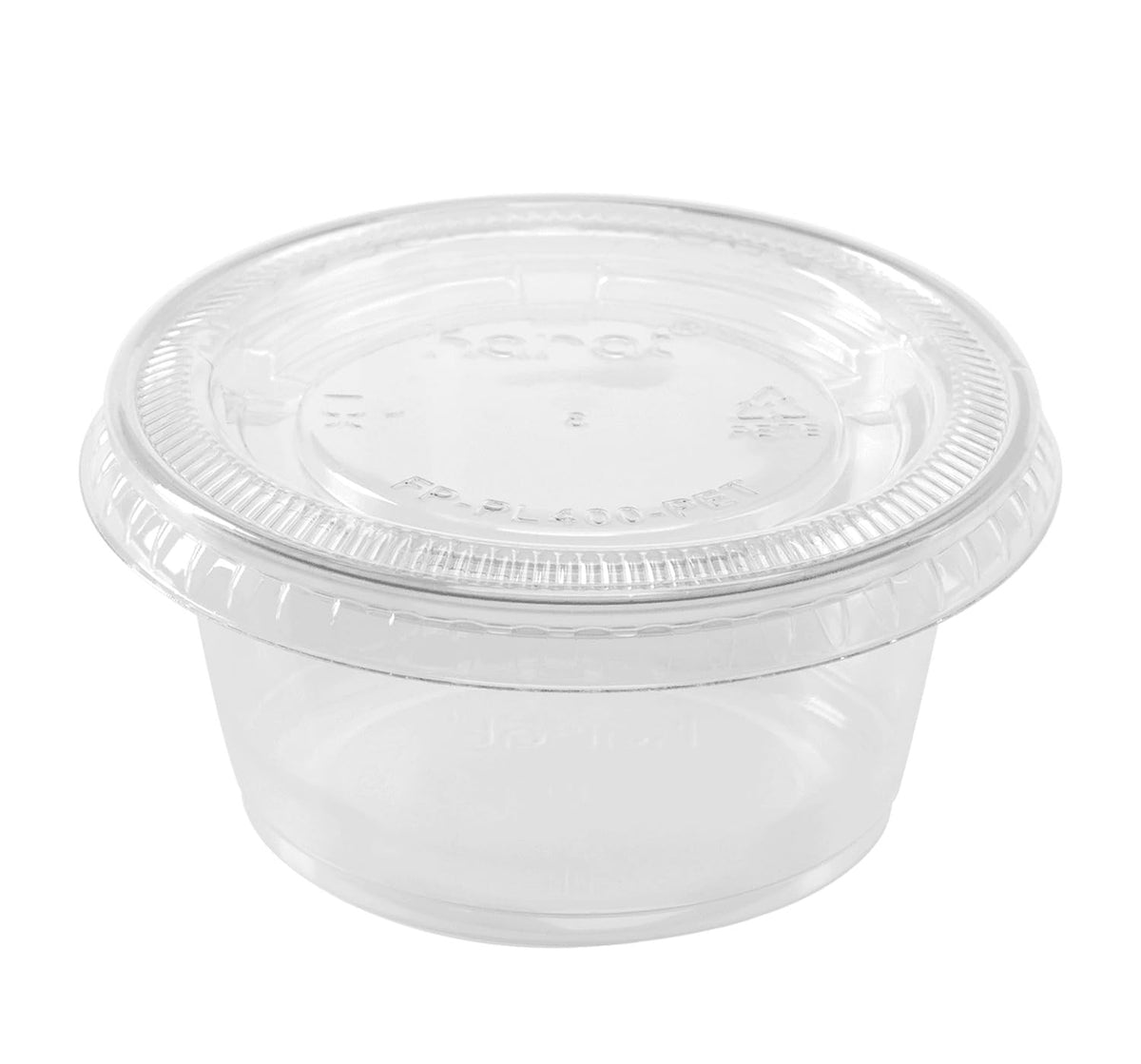 Watson Distributing 4 Oz Portion Cup with Lids Clear 2500/Case
