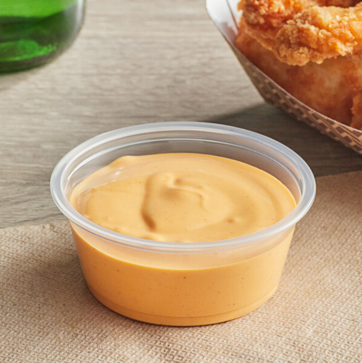 Watson Distributing 3.25 Oz Portion Cup with Lids Clear 2500/Case