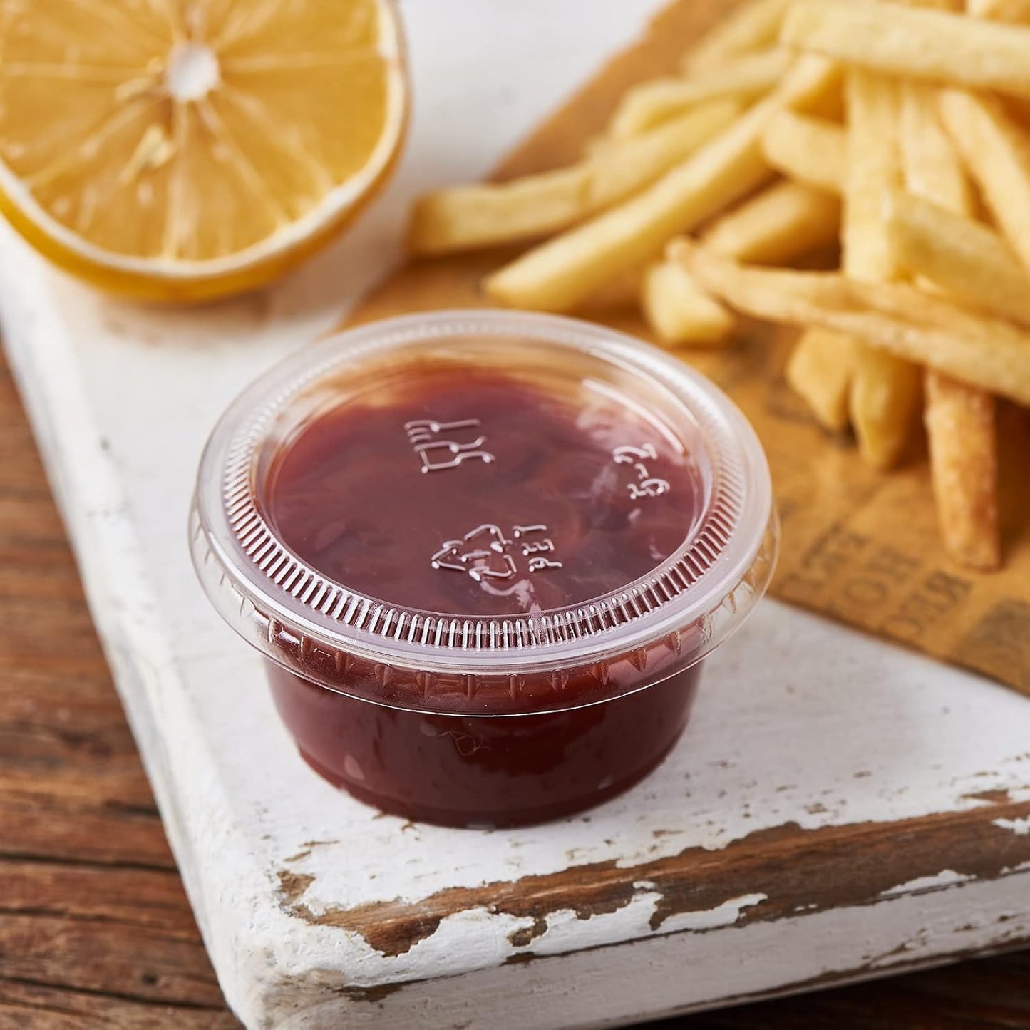 Watson Distributing 1.5-2 Oz Portion Cup Lid Clear 2500/Case