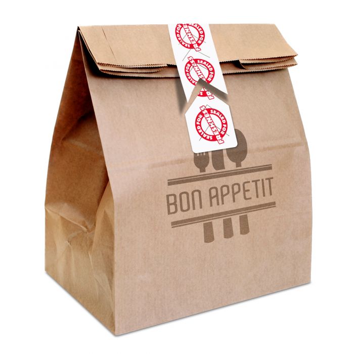 Tamper Seal Label 1.875' X 6' - 500 Labels/Roll (4 Rolls)