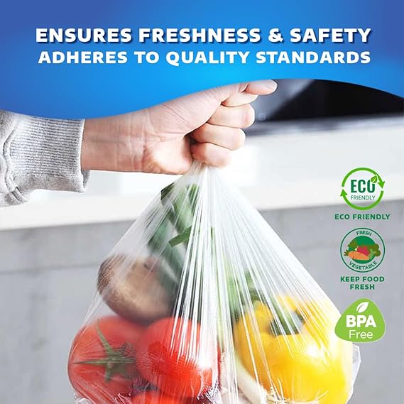 Watson Distributing 11" x 14" Hdpe Produce Roll Bag 4Rls/Cs 0.5 Mil