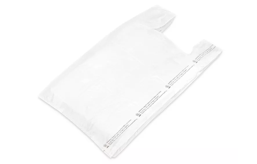 Watson Distributing 12 x 7 x 22 White Ldpe Plastic Bag 2.25Mil Reusable 200/Case