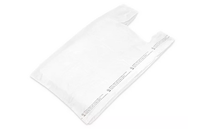 Watson Distributing 12 x 7 x 22 White Ldpe Plastic Bag 2.25Mil Reusable 200/Case