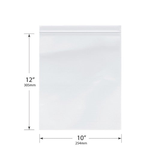 Watson Distributing 10" x 12" 2 Mil 1 Gallon Clear Ldpe Zip Top Bag 1000/Case