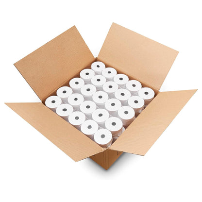 Watson Distributing 3 1/8" x 165' Heavyweight Thermal Receipt Paper Rolls, 50 Rolls/Case