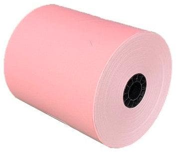 Watson Distributing 3 1/8" x 230' Thermal Receipt Paper Rolls - Pink, 50 Rolls/Case