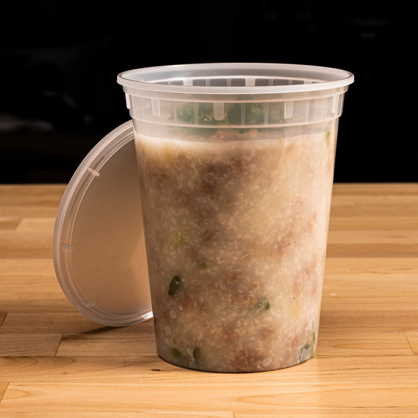 32oz Heavy Duty Deli Container, K-Series, 240 Combo Sets