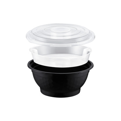 50oz Microwaveable Noodle Bowl with Insert and Lid, 90 Sets