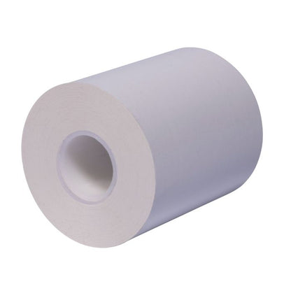 80 mm x 170 ft Iconex MAXStick®PlusD, 32 per Carton, 74 GSM Facestock, 80 mm OD, No Sense Mark