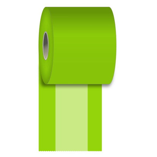 80 mm x 160 ft Iconex MAXStick®2GOSE GREEN, 24 per Carton, 55 GSM Facestock, 70 mm OD, No Sense Mark