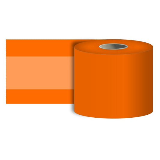 80 mm x 160 ft Iconex MAXStick®2GOSE ORANGE, 24 per Carton, 55 GSM Facestock, 70 mm OD, No Sense Mark
