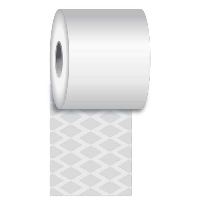 2.25 in x 78 ft Iconex MAXStick® 2GOPlusD, 50 per Carton, 55 GSM Facestock, 47 mm OD, No Sense Mark