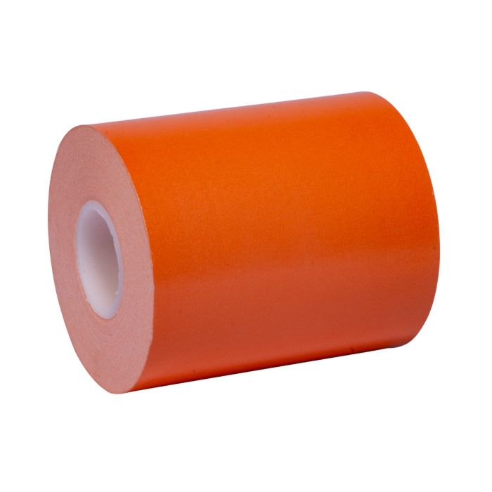 80 mm x 170 ft Iconex MAXStick®PlusD ORANGE, 32 per Carton, 74 GSM Facestock, 80 mm OD, No Sense Mark