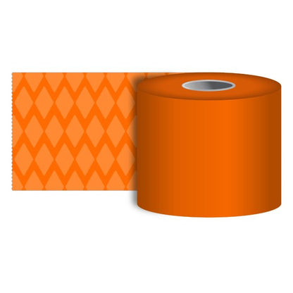 80 mm x 170 ft Iconex MAXStick®PlusD ORANGE, 32 per Carton, 74 GSM Facestock, 80 mm OD, No Sense Mark
