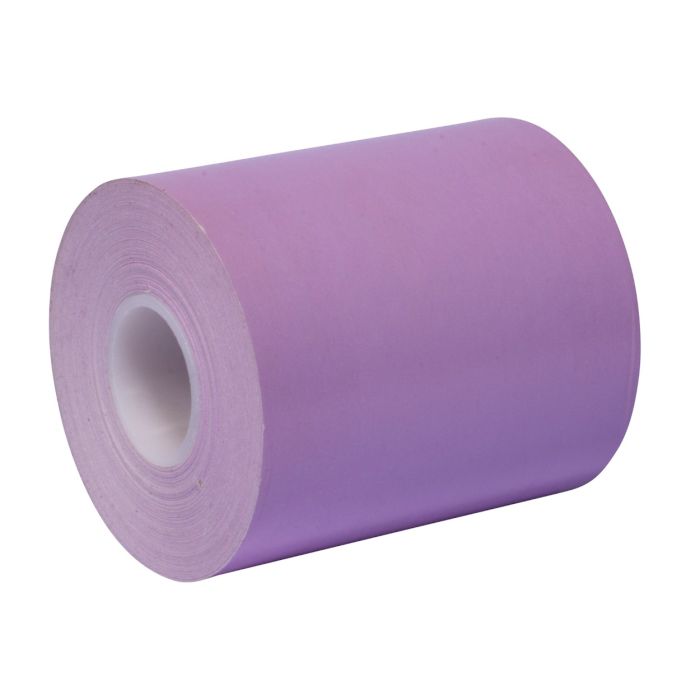 80 mm x 170 ft Iconex MAXStick®PlusD VIOLET, 32 per Carton, 74 GSM Facestock, 80 mm OD, No Sense Mark