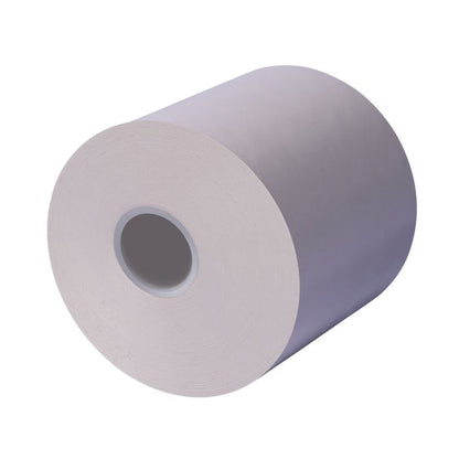 80 mm x 290 ft Iconex MAXStick®PlusD, 12 per Carton, 74 GSM Facestock, 100 mm OD, No Sense Mark