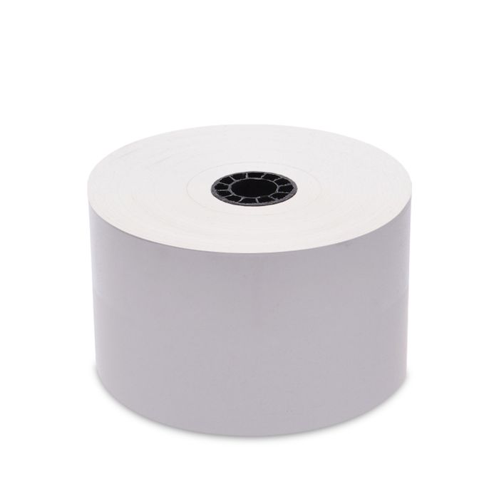 80 mm x 170 ft Iconex Sticky Media Full-Tack, 12 per Carton, 80 GSM Facestock, 83 mm OD, Sense Mark Repeat