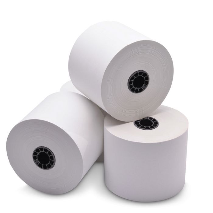 58 mm x 170 ft Iconex Sticky Media Full-Tack, 12 per Carton, 80 GSM Facestock, 76.2 mm OD, Sense Mark Repeat