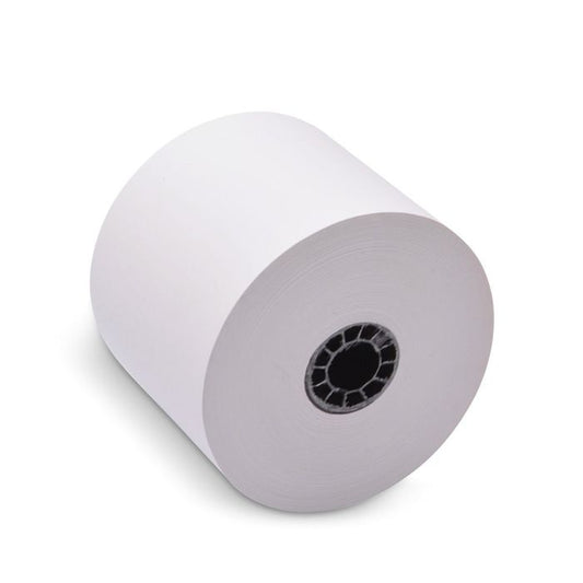 58 mm x 350 ft Iconex Sticky Media High-Tack G2, 12 per Carton, 55 GSM Facestock, 100 mm OD, in Sense Mark Repeat