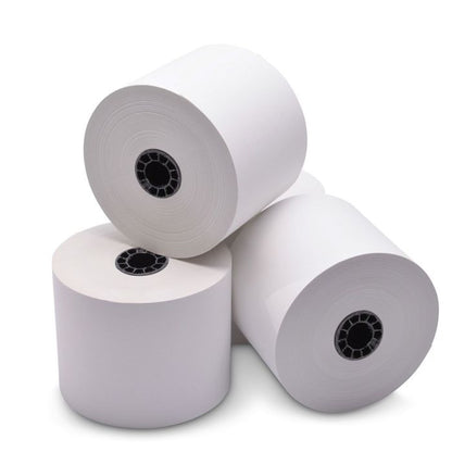 58 mm x 350 ft Iconex Sticky Media High-Tack G2, 12 per Carton, 55 GSM Facestock, 100 mm OD, in Sense Mark Repeat
