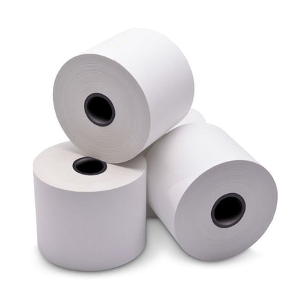 4 in x 400 ft Iconex Sticky Media Zero, 8 per Carton, 80 GSM Facestock, 127 mm OD, No Sense Mark Repeat