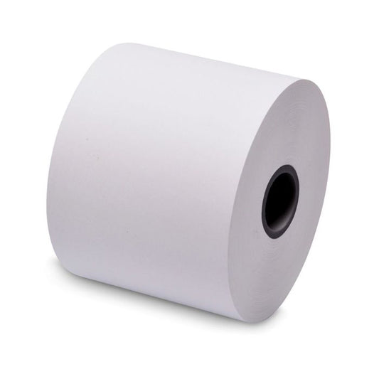 3 in x 725 ft Iconex Sticky Media™ Zero, 4 per Carton, 80 GSM Facestock, 204 mm OD, No Sense Mark Repeat