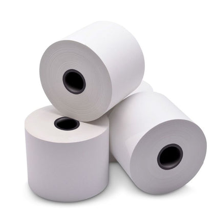 4 in x 725 ft Iconex Sticky Media™ Zero, 4 per Carton, 94 GSM Facestock, 204 mm OD, No Sense Mark