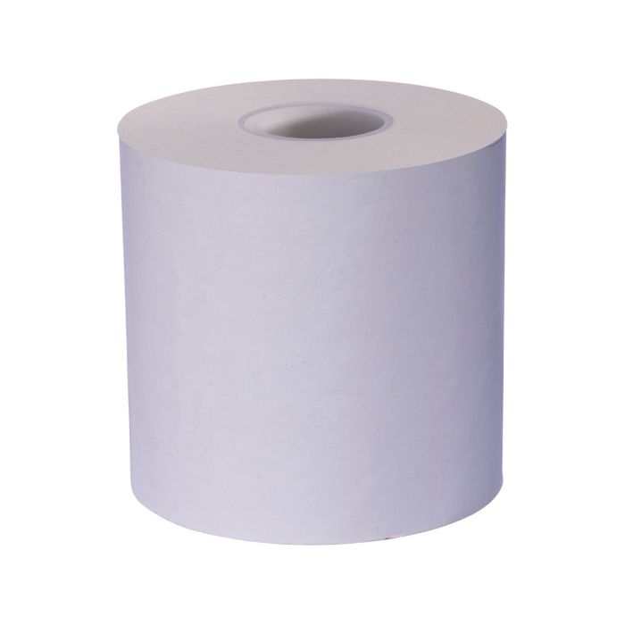 80 mm x 290 ft Iconex MAXStick®X2, 12 per Carton, 74 GSM Facestock, 100 mm OD, No Sense Mark