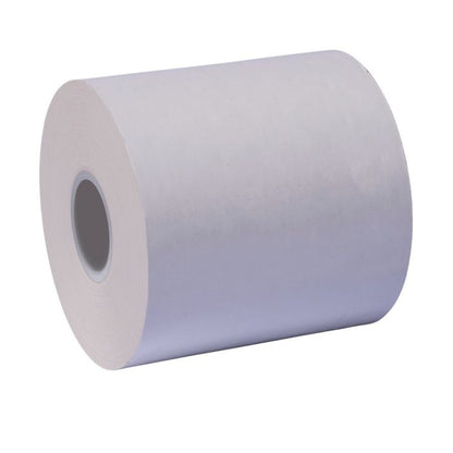 80 mm x 290 ft Iconex MAXStick®X2, 12 per Carton, 74 GSM Facestock, 100 mm OD, No Sense Mark