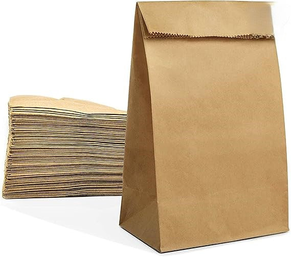 Watson Distributing 10 Lb Brown Paper Bag 6-5/16" x 4-3/16" x 13-3/8" 500/Case