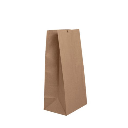 Watson Distributing 10 Lb Brown Paper Bag 6-5/16" x 4-3/16" x 13-3/8" 500/Case