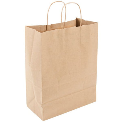 Watson Distributing 10" x 5" x 13" Paper Bag Round Handle 250/Case