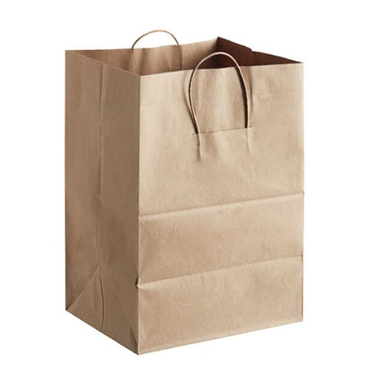 Watson Distributing 13" x 9" x 15" Paper Bag Round Handle 150/Case