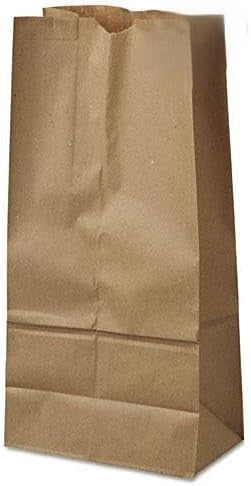 Watson Distributing 16 Lb Brown Paper Bag 7-3/4" x 16" x 4-3/16" 500/Case