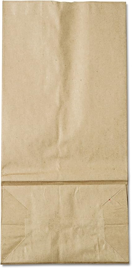 Watson Distributing 20 Lb Brown Paper Bag 8-1/4" x 16-1/8" x 5-5/16" 500/Case
