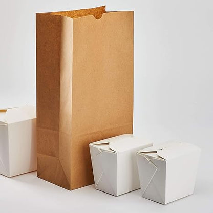 Watson Distributing 16 Lb Brown Paper Bag 7-3/4" x 16" x 4-3/16" 500/Case