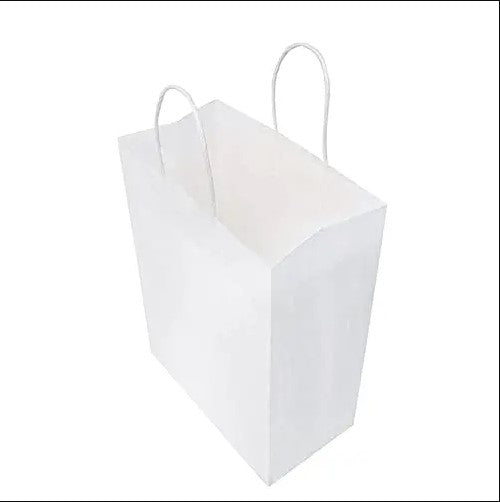 Watson Distributing #2 Round Handle Paper Shopping Bag 9.6" x 5.3" x 13.4" 250/Case