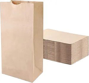 Watson Distributing 4 Lb Brown Paper Bag 5" x 9-3/4" x 3-1/8" 500/Bundle